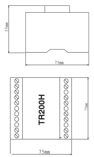 仿照式称重信号变送器TR200H