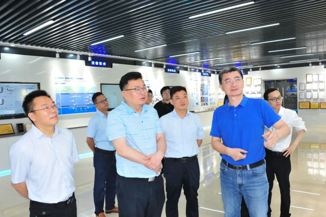 Hand in hand, helping the rise of the Wanjiang River | Leaders from Anqing High tech Zone visited our company for guidance and exchange Hand in hand, helping the rise of the Wanjiang River | Leaders from Anqing High tech Zone visited our company for guidance and exchange
