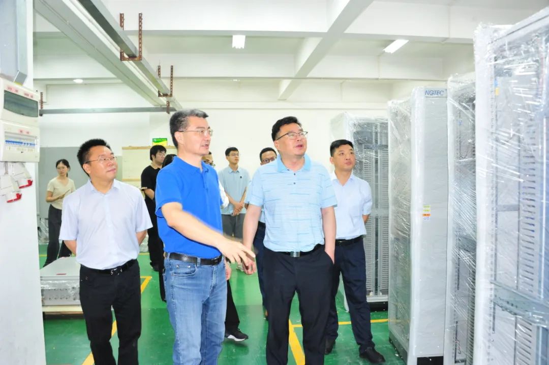 Hand in hand, helping the rise of the Wanjiang River | Leaders from Anqing High tech Zone visited our company for guidance and exchange Hand in hand, helping the rise of the Wanjiang River | Leaders from Anqing High tech Zone visited our company for guidance and exchange